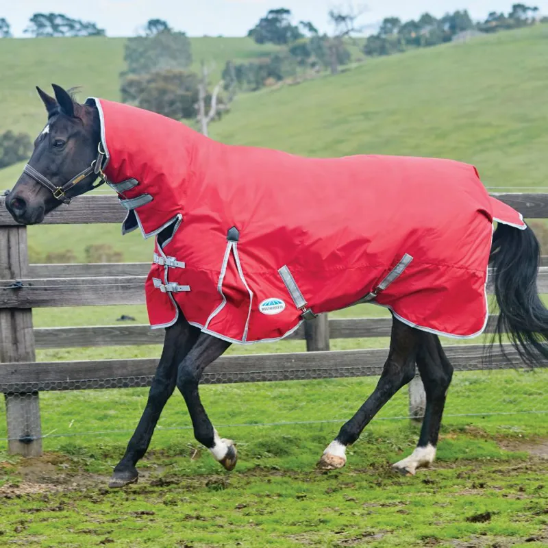Weatherbeeta ComFiTec Combo Neck Light weight Red/Navy/Silver